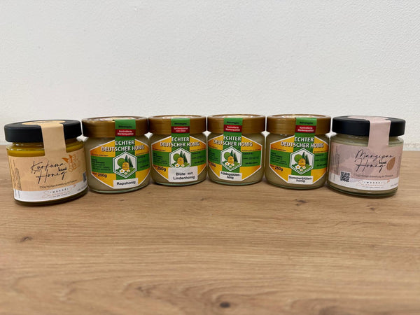 Honig Vielfalt Deluxe – 6er Genussbox  (6x250g) - Versandkostenfrei